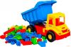Грузовик с конструктором 'Multi truck' (сине-желтая кабина) Wader (39221-1)