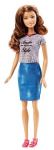 фото Кукла Barbie 'Модница, в джинсовой юбке и серой футболке' (DGY54-15) #4