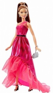 фото Кукла Barbie 'Розовая изысканность, шатенка в блестящем платье' (DGY69-2) #4