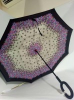 Зонт обратного сложения Feeling Rain 105 см  Цветы