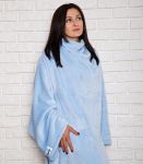 фото Плед с рукавами, карманами и поясом Homely Limited велсофт (H_LL_BLU_300_1) #3