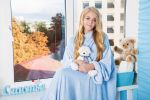 фото Плед с рукавами, карманами и поясом Homely Limited велсофт (H_LL_BLU_300_1) #4